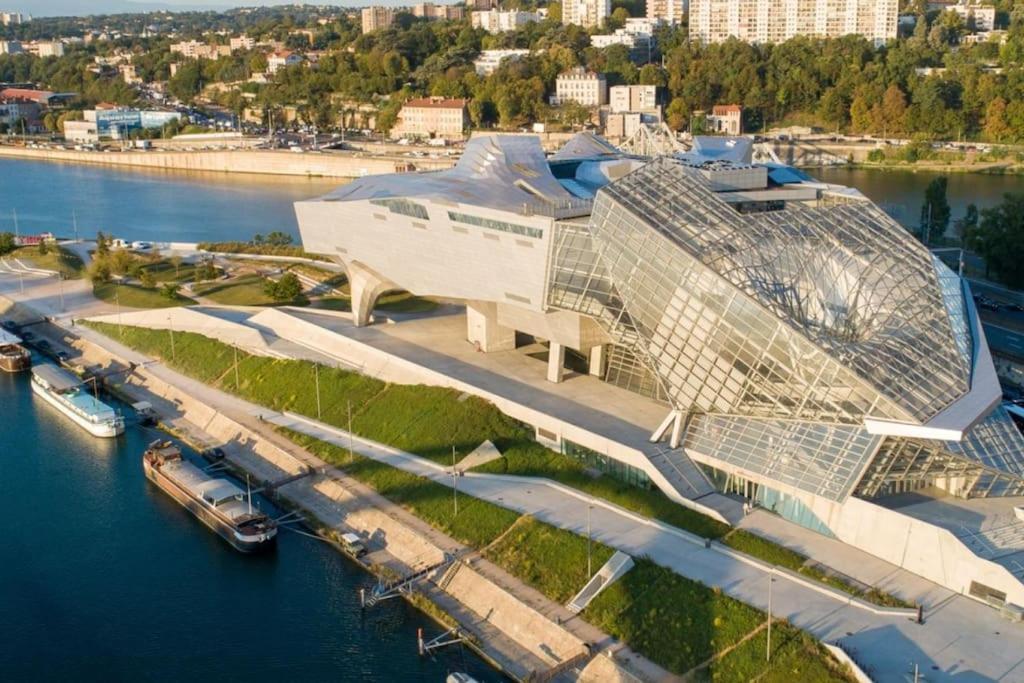 Appartement Dans Peniche Atypique Et Idyllique A Confluence Lyon Exteriör bild